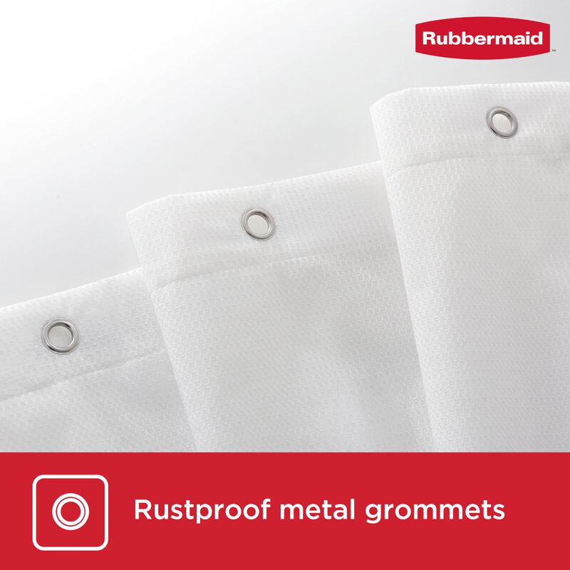 Forro De Ducha Rubbermaid 178x183 Cm Blanco Imp... image number null