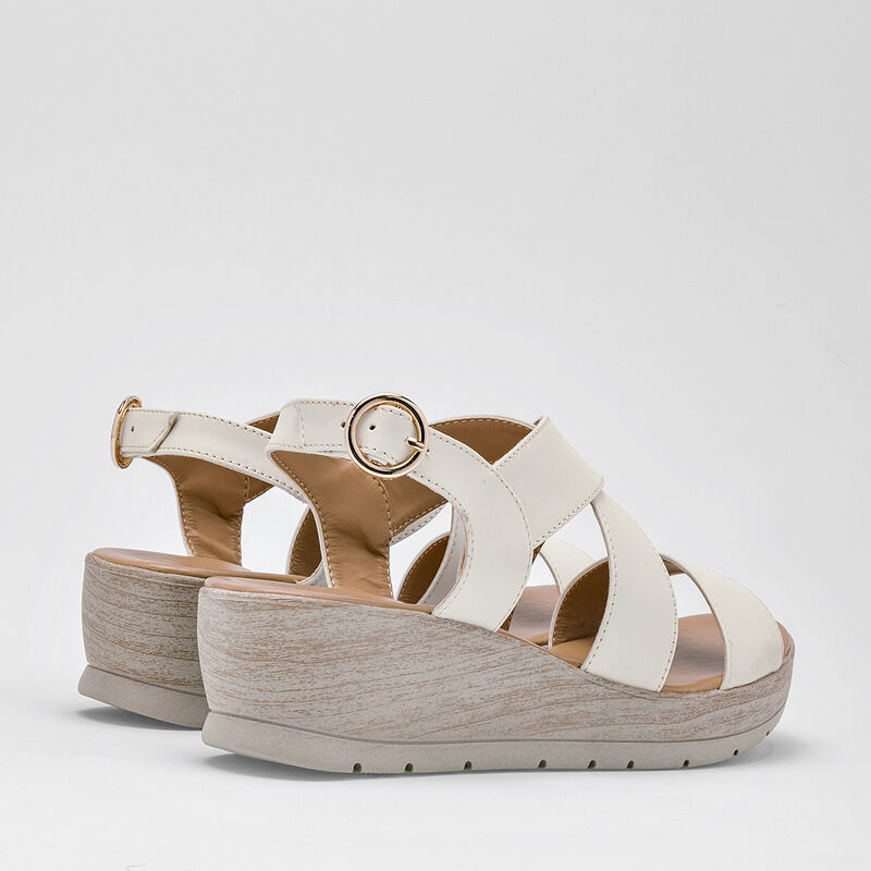 Been Class Sandalia para mujer latte image number null