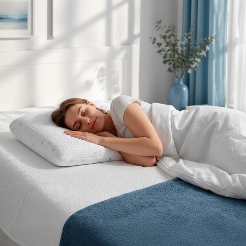 Almohada Double Cool Spring Air De Memoria Con ... image number null