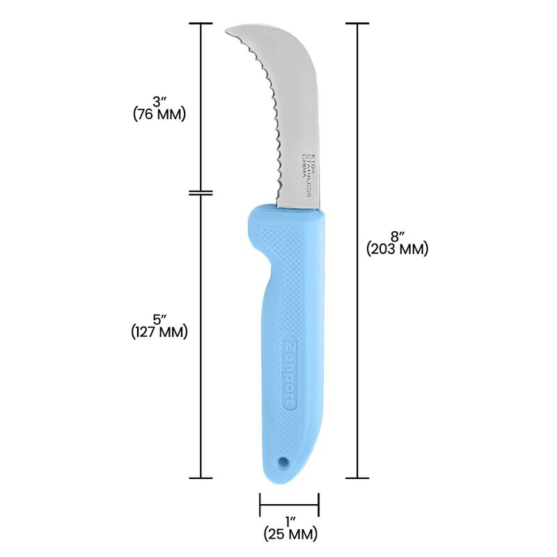 Cuchillo Multiusos Zenport 8 cm Hoja Dentada (p... image number null