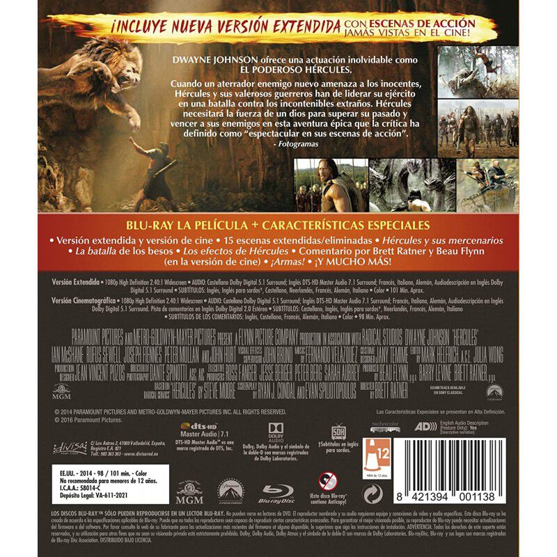 H&eacute;rcules - BD [Blu-ray] image number null