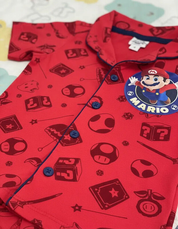 Pijama Mario Bross | Para Ni&ntilde;os | Short Y Playe... image number null