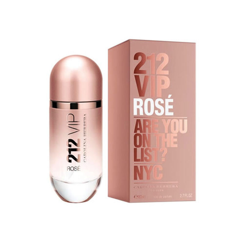 Perfume 212 Vip Rose Dama Edp 80ml. Carolina He... image number null