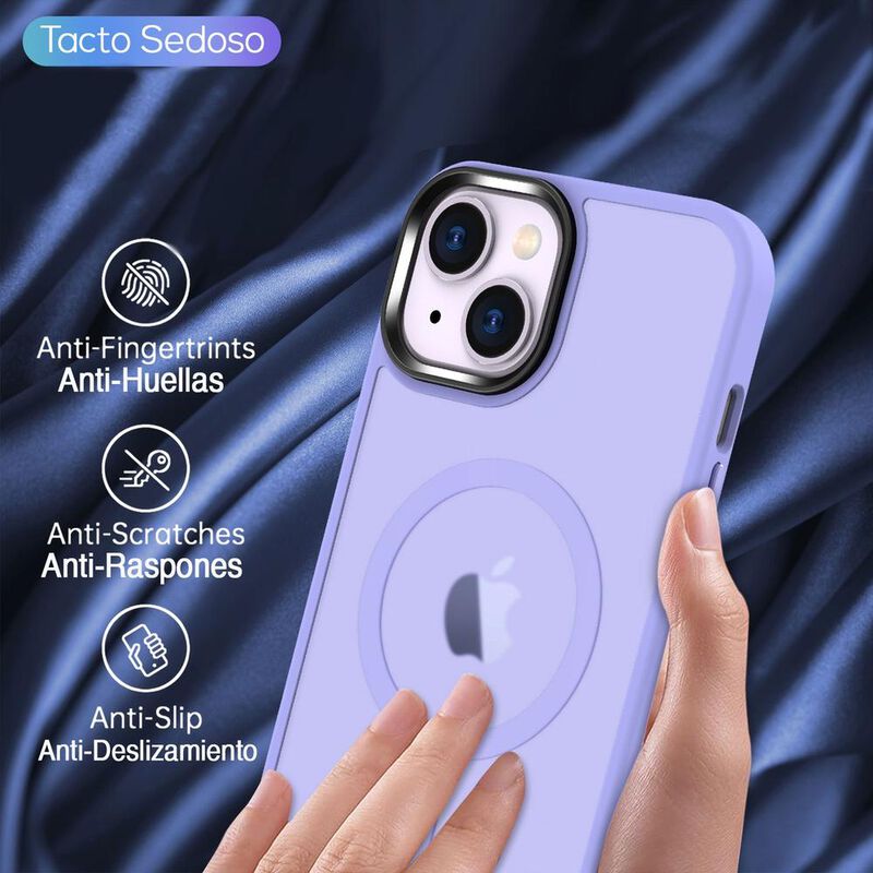 Funda TEKKU Matte Style para iPhone 15 PLUS Tra... image number null