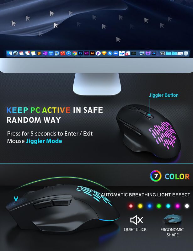 Combo Inal&aacute;mbrico De Teclado Y Rat&oacute;n Sablute, R... image number null