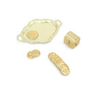 Arras S.Judas Tadeo Gde.Plata Dorada C/Cofre,Charola,Estuche