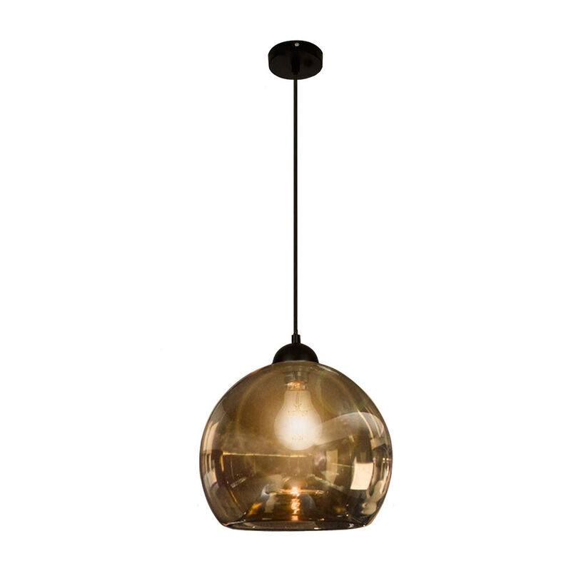L&aacute;mpara Colgante Cristal Ambar 20w 100v image number null