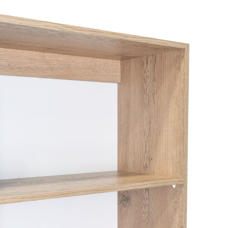 Librero Home, Macadamia y Blanco, con Cinco Ent... image number null