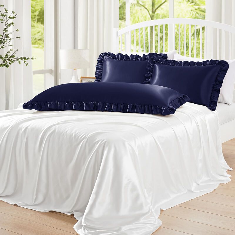 Funda De Almohada Homiest Est&aacute;ndar Azul Marino ... image number null