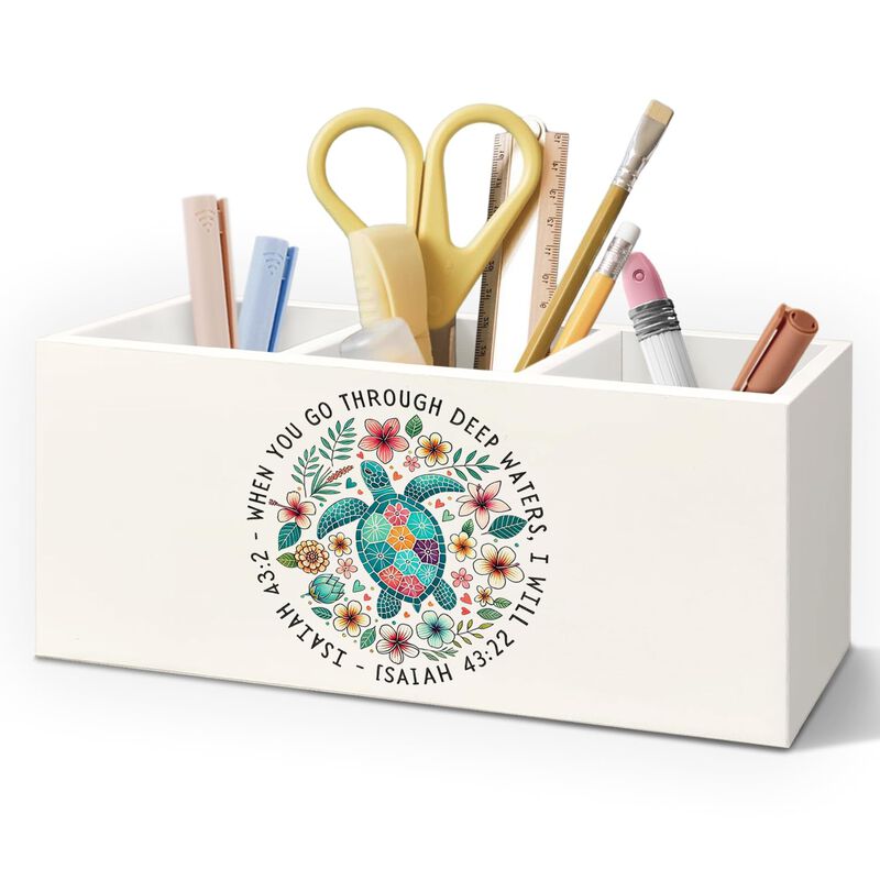 Caj&oacute;n Aqyip Con Dise&ntilde;o De Tortuga 20 &times; 6 &times; 9 cm image number null