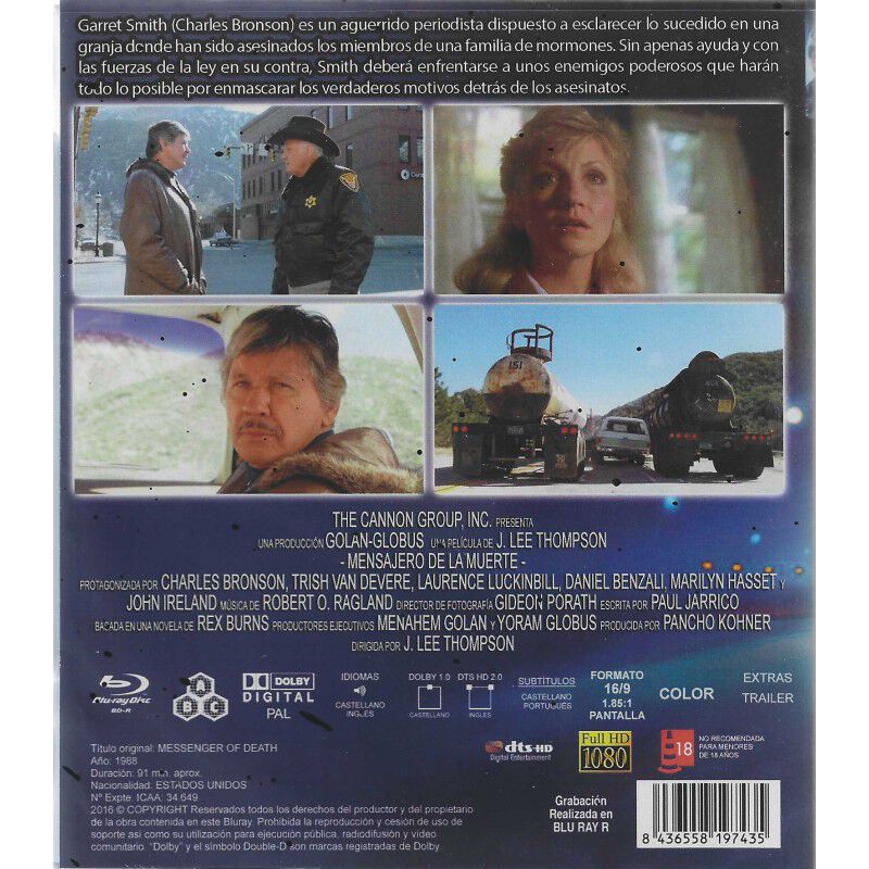 Mensajero De La Muerte [blu-ray] (1988) image number null