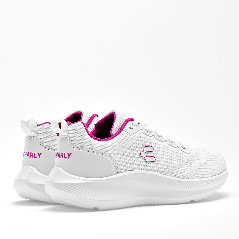 Charly Tenis deportivo para mujer blanco, runni... image number null