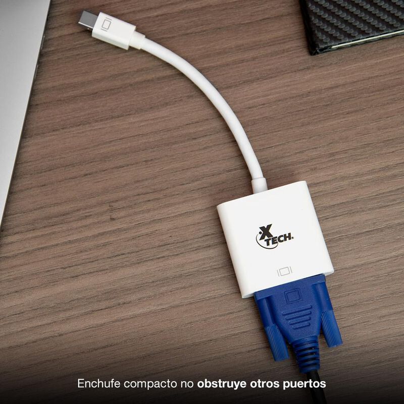 Adaptador convertidor Xtech Mini DisplayPort ma... image number null