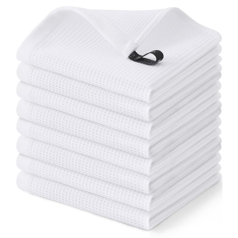 Pa&ntilde;os de Cocina Homaxy Algod&oacute;n 30x30cm, Pack de... image number null