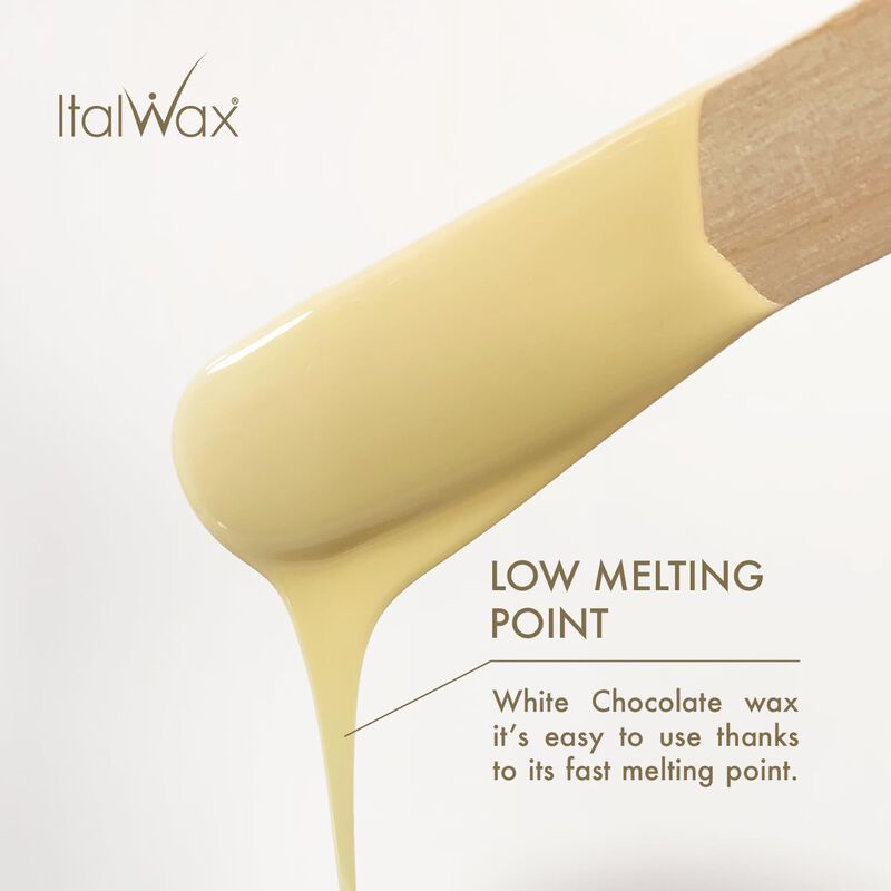 Hard Wax Beads Italwax, Chocolate Blanco, 1 Kg,... image number null