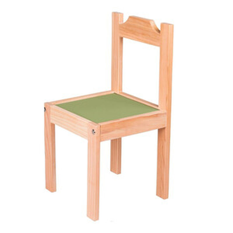 Duduk Silla de Madera Barnizada para Ni&ntilde;os Pequ... image number null