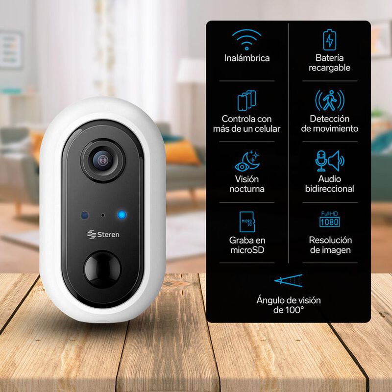 2 C&aacute;maras de seguridad Wi-Fi Full HD fija con b... image number null