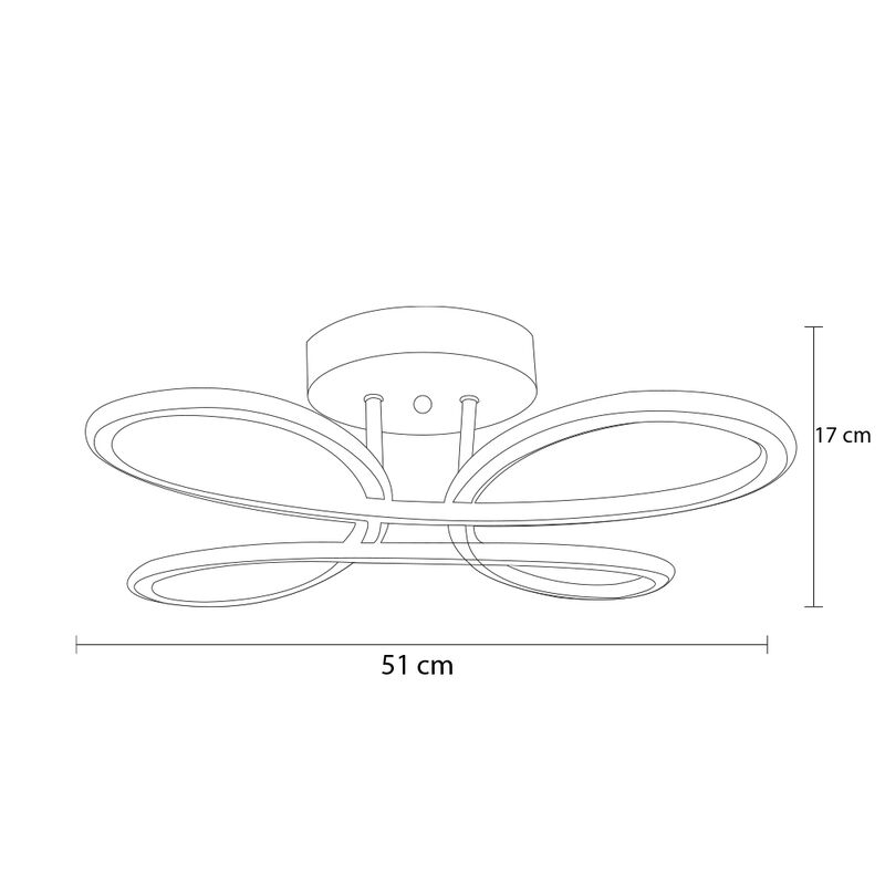 L&aacute;mpara de Techo Fantasy Mil Luces image number null