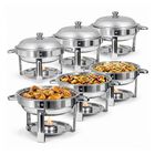 Bufetera Redonda 4.6l Kit 6pz Cacerola Vapor Acero Catering Gutstark Home