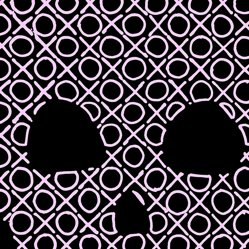 Camiseta Word Art Para Mujer - Calavera XOXO- N... image number null