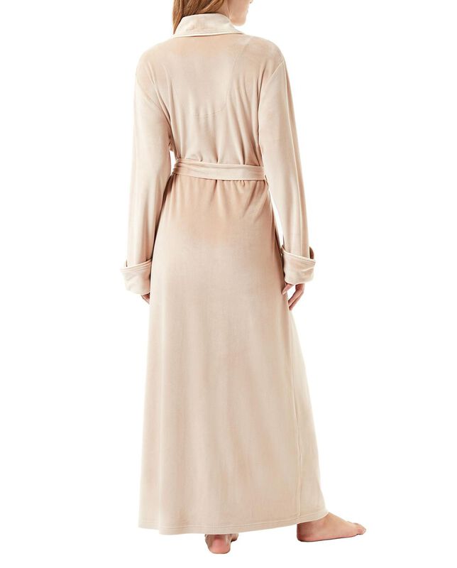 Bata de Terciopelo Lisa Camel image number null