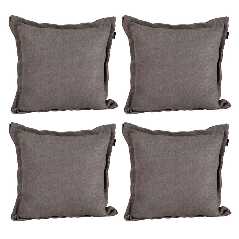 Cojin Decorativo Rogga Kappa Set De 4 Gris Oscu... image number null