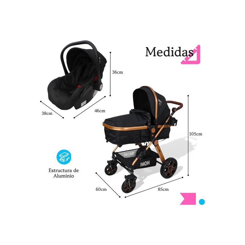 Carriola Multifuncional Plegable Con Respaldo R... image number null