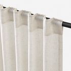 Cortinas Jowels 213 cm Lino 2 Paneles Blanco Roto