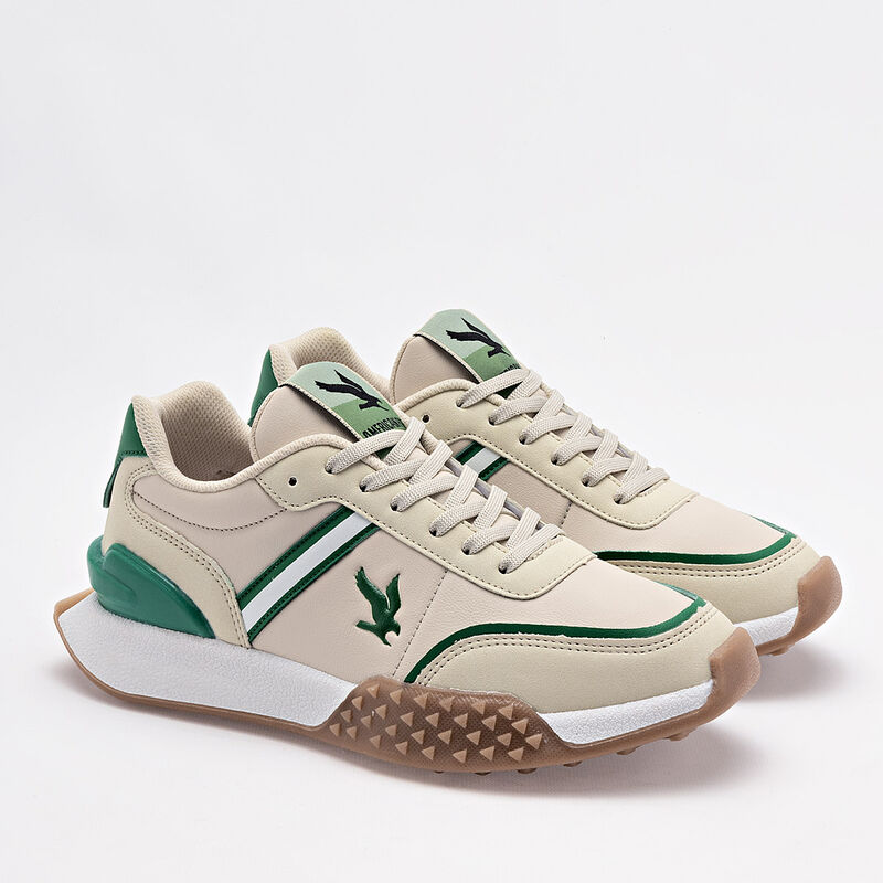 American Fire Tenis Para Mujer Beige Verde Cod ... image number null