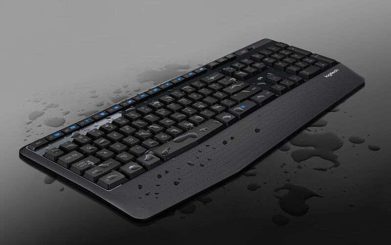 Teclado Inal&aacute;mbrico Logitech K345 De Tama&ntilde;o Com... image number null