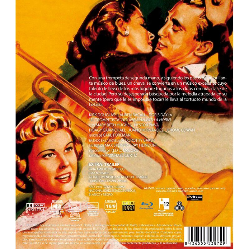 El Trompetista [blu-ray] (1950) Young Man With ... image number null