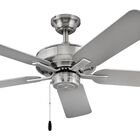 Ventilador De Techo Hinkley 132 cm N&iacute;quel Cepillado Interior/exterior