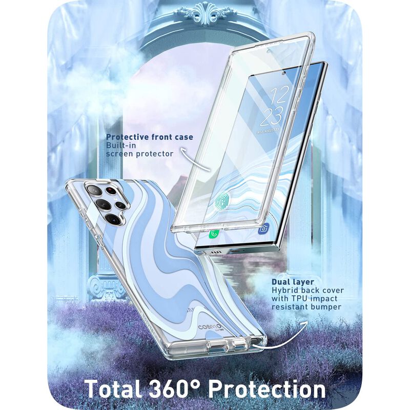 Funda i-Blason Galaxy S23 Ultra 6.8" Azul Remol... image number null