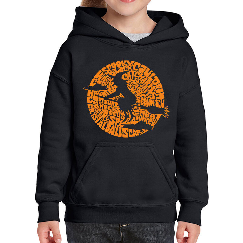 Sudadera Con Capucha Word Art Para Ni&ntilde;a - Bruja... image number null