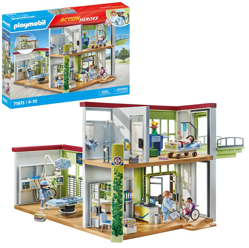 Toy Playmobil Modern Hospital Con 4 Figuras Y A... image number null