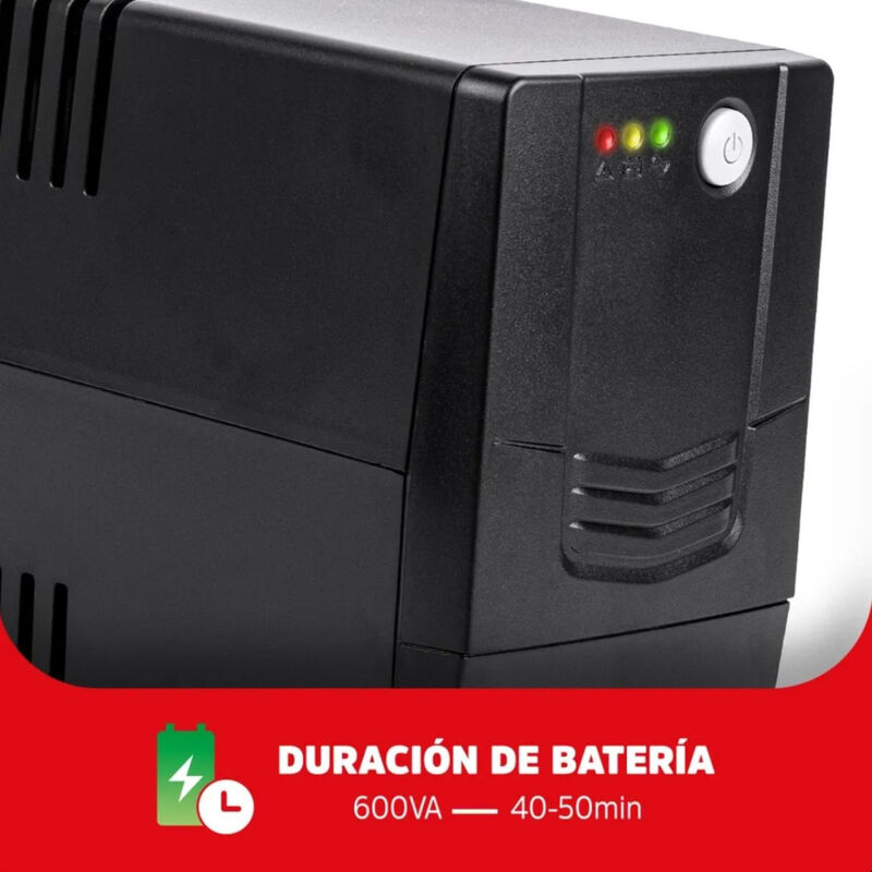 No Break Regulador Energizer 600va/360w, 6 Cont... image number null