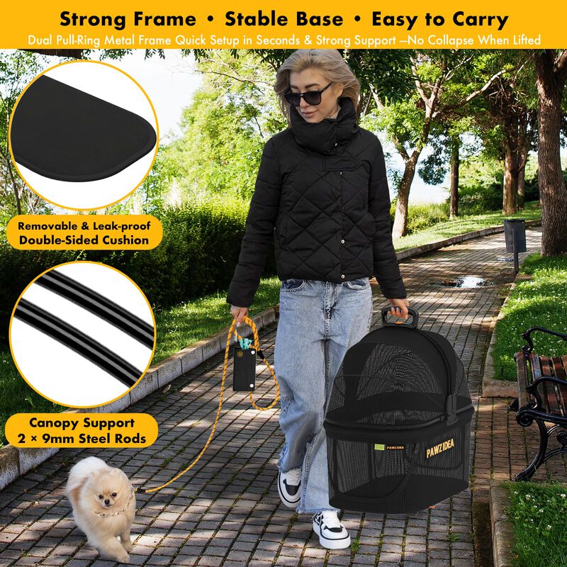Transport&iacute;n Para Perros Pawzidea Port&aacute;til De Ha... image number null