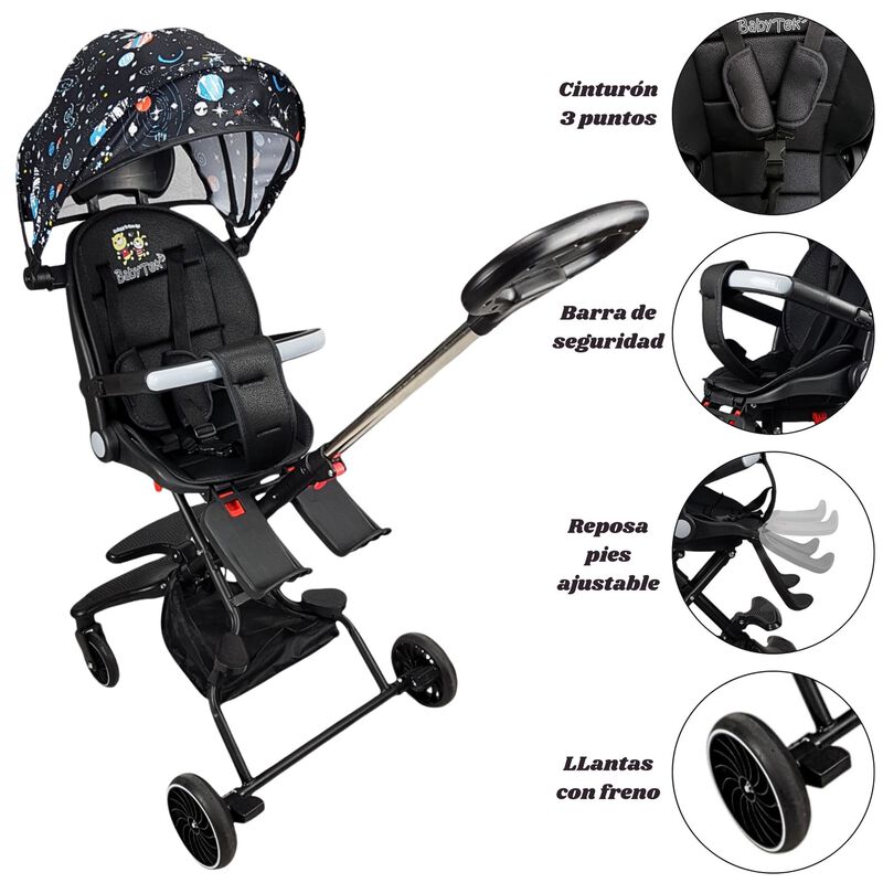 Carriola Para Beb&eacute; The Baby Shop Giratoria 360&deg;... image number null