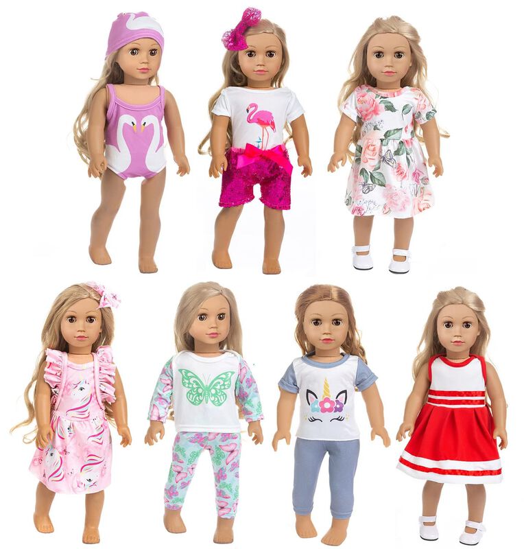 Set De Ropa Y Accesorios Para Mu&ntilde;ecas Zqdoll Pa... image number null