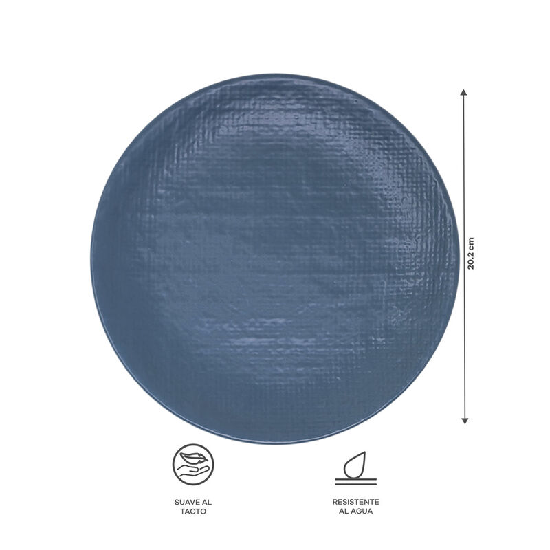 Vajilla Denim para 6 Personas - Cer&aacute;mica Azul 2... image number null