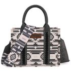 Bolsa Wrangler Xy6 Wg2203a-8120sbk Para Mujer Con Estampado Azteca