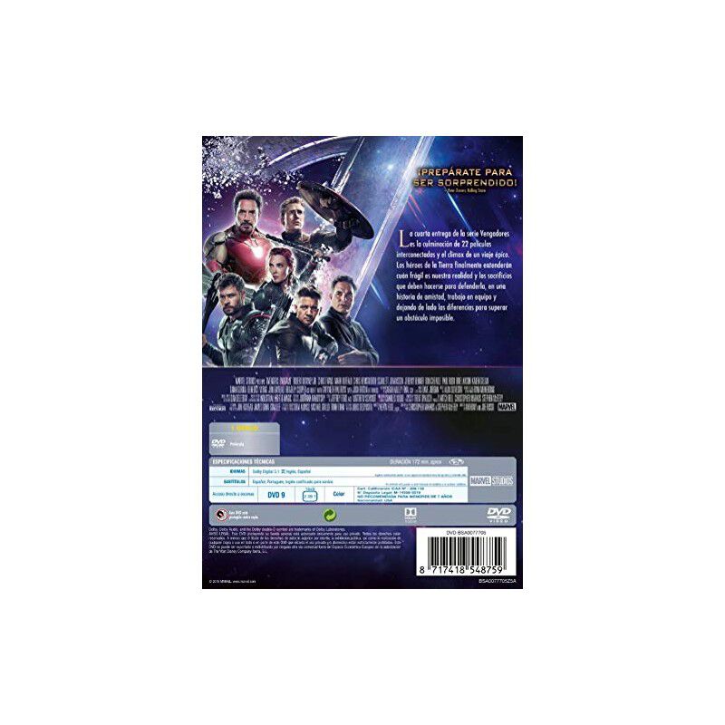 Vengadores: Endgame [blu-ray] image number null