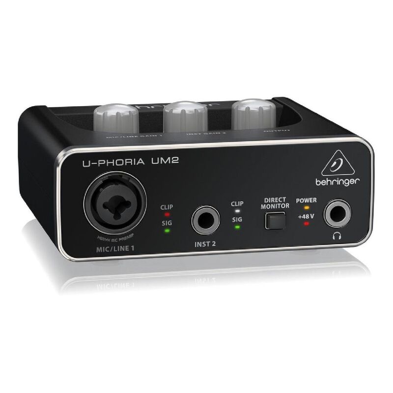 Behringer Um2 Interface Audio Usb 2x2 Portable  image number null