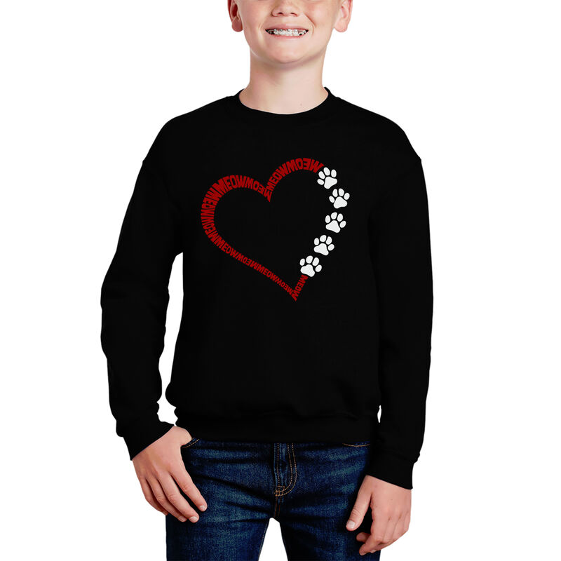 Sudadera De Cuello Redondo Word Art Para Ni&ntilde;o -... image number null