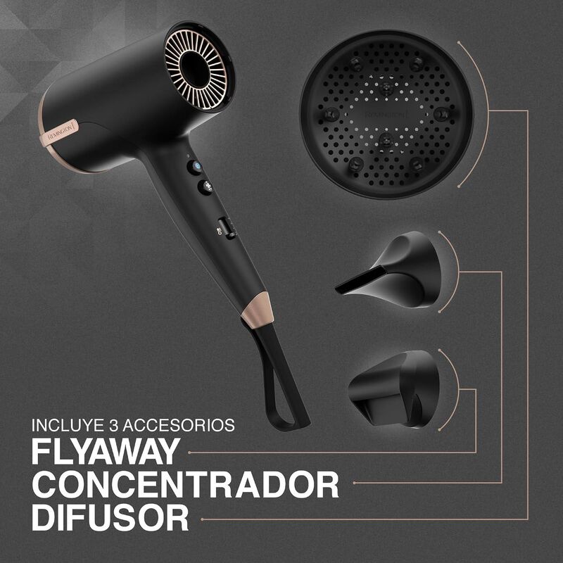 Secadora Pelo Remington D31a One Flyaway Contro... image number null