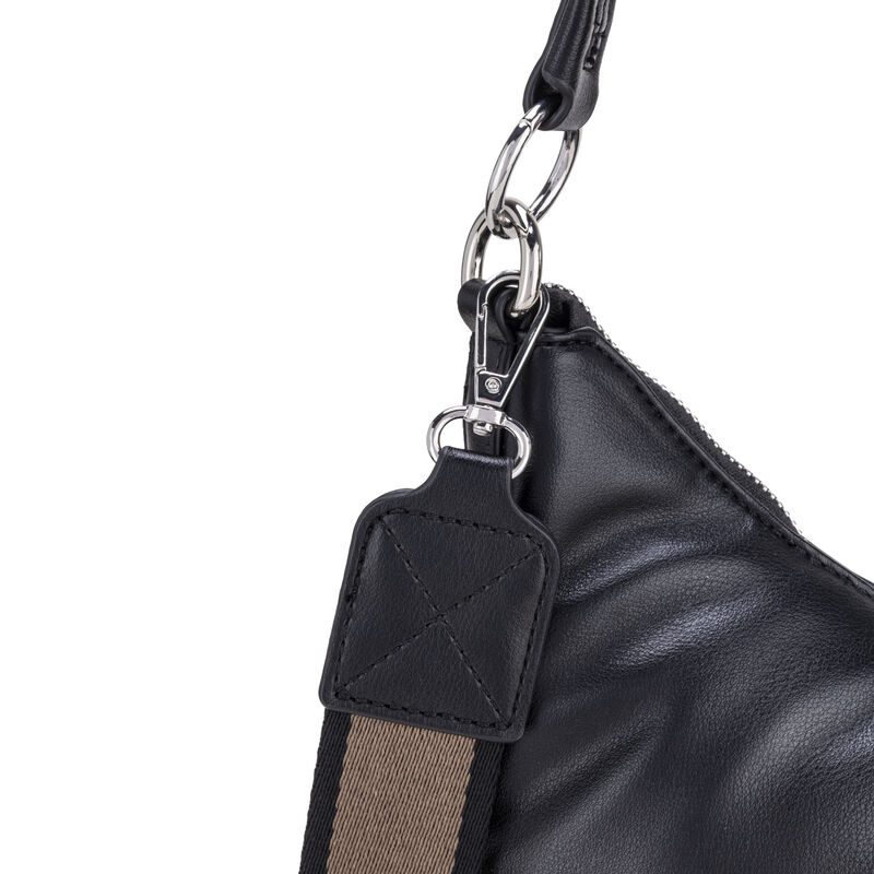 Bolsa Hobo Mediano Con Tassel Color Negro image number null