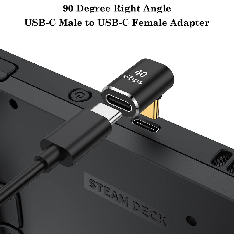Adaptador Usb C Auvipal En &Aacute;ngulo Recto De 90 G... image number null