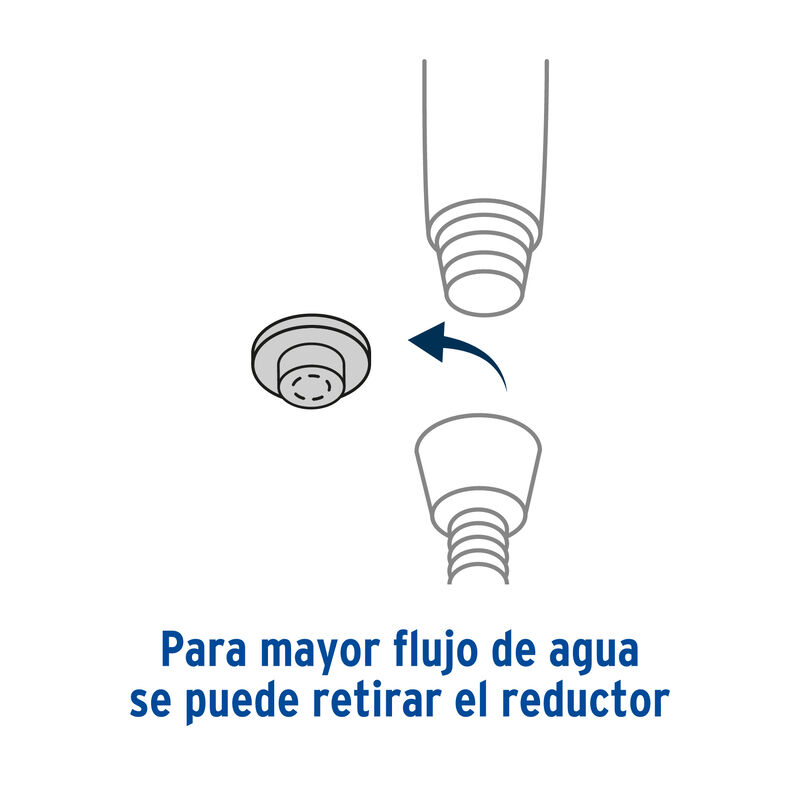 Regadera Cromo de Tel&eacute;fono con Soporte Foset Ri... image number null