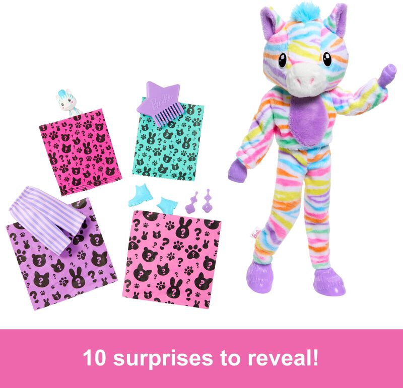 Mu&ntilde;eca Barbie Cutie Reveal Color Dream Rainbow ... image number null