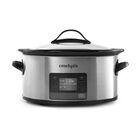 Olla De Cocci&oacute;n Lenta Crockpot 5.6 Litros Programable Gris Sccpvfc630